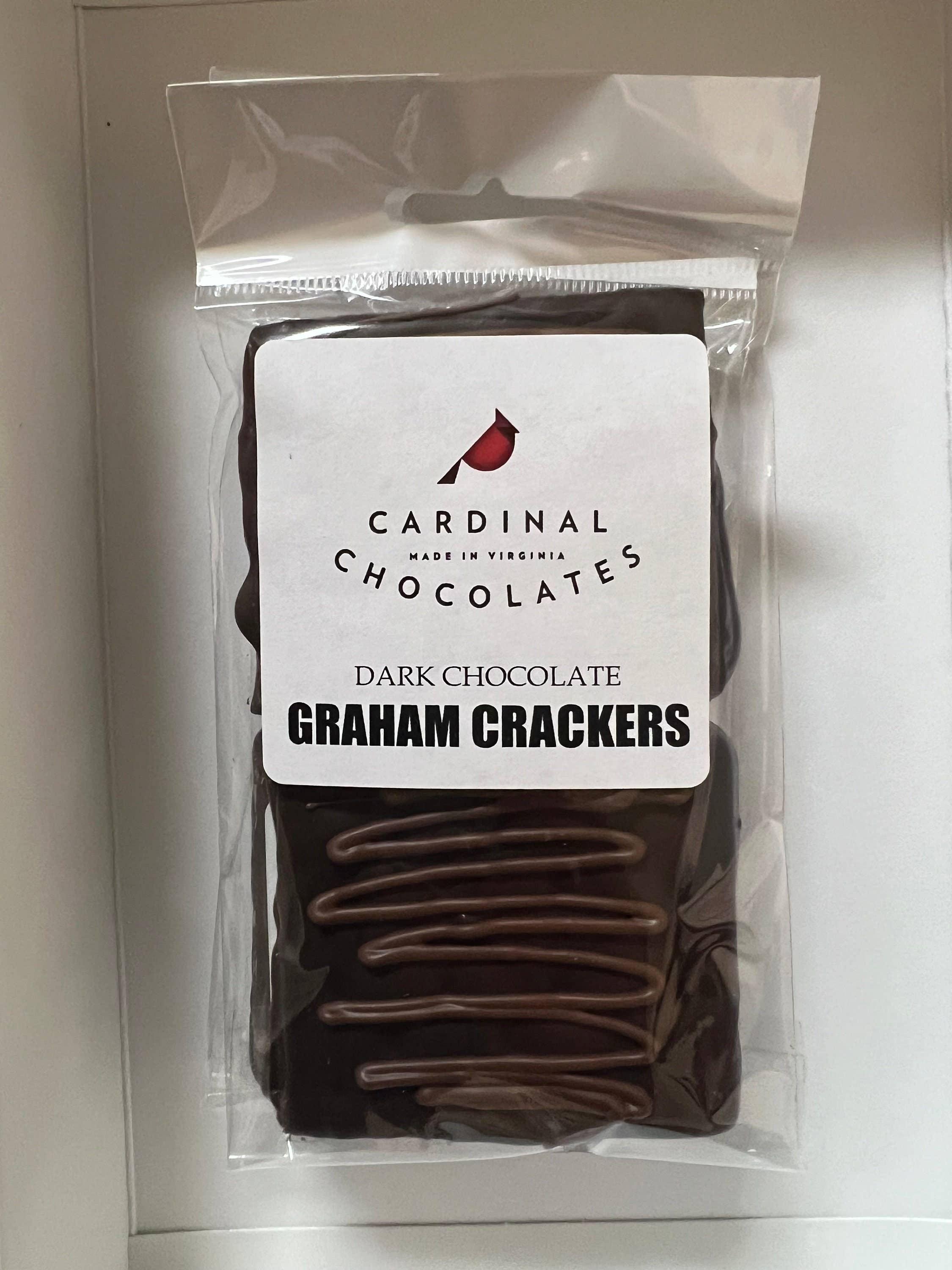 Cardinal Chocolates - Wholesale Chocolate Covered Sweets - Chocolate Covered Graham Crackers 2pc Bag2