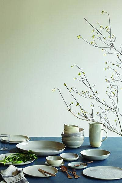 Canvas Home - Wholesale Bowl - Set/4 Shell Bisque Pasta Bowl - Grey5