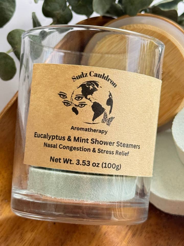 Eucalyptus Shower Steamers for Nasal Congestion, Sinus Relie for wholesale by Sudz Cauldron