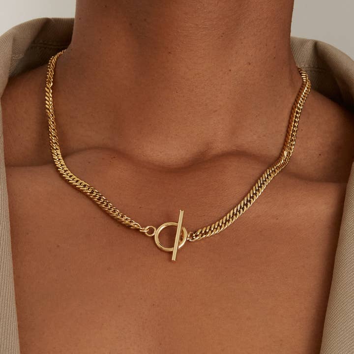 Twenty Compass - Wholesale Pendant/Charm Necklace - Jude Necklace - Gold Plated1