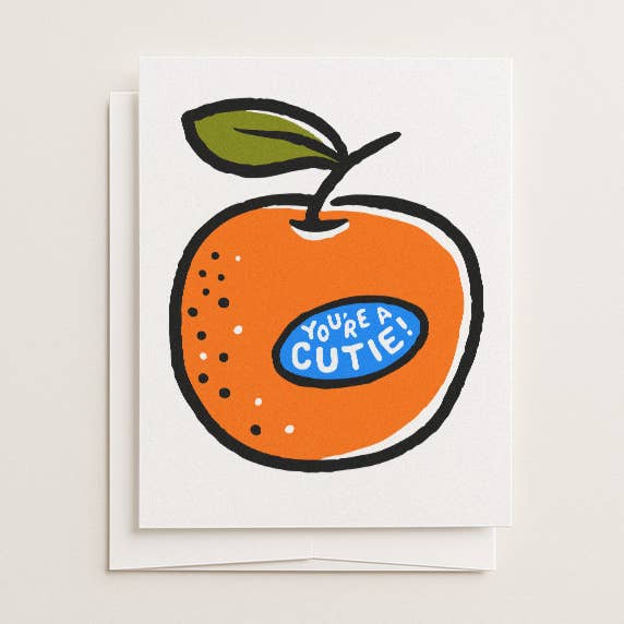 You're A Cutie - Blank Card for wholesale by Union Made