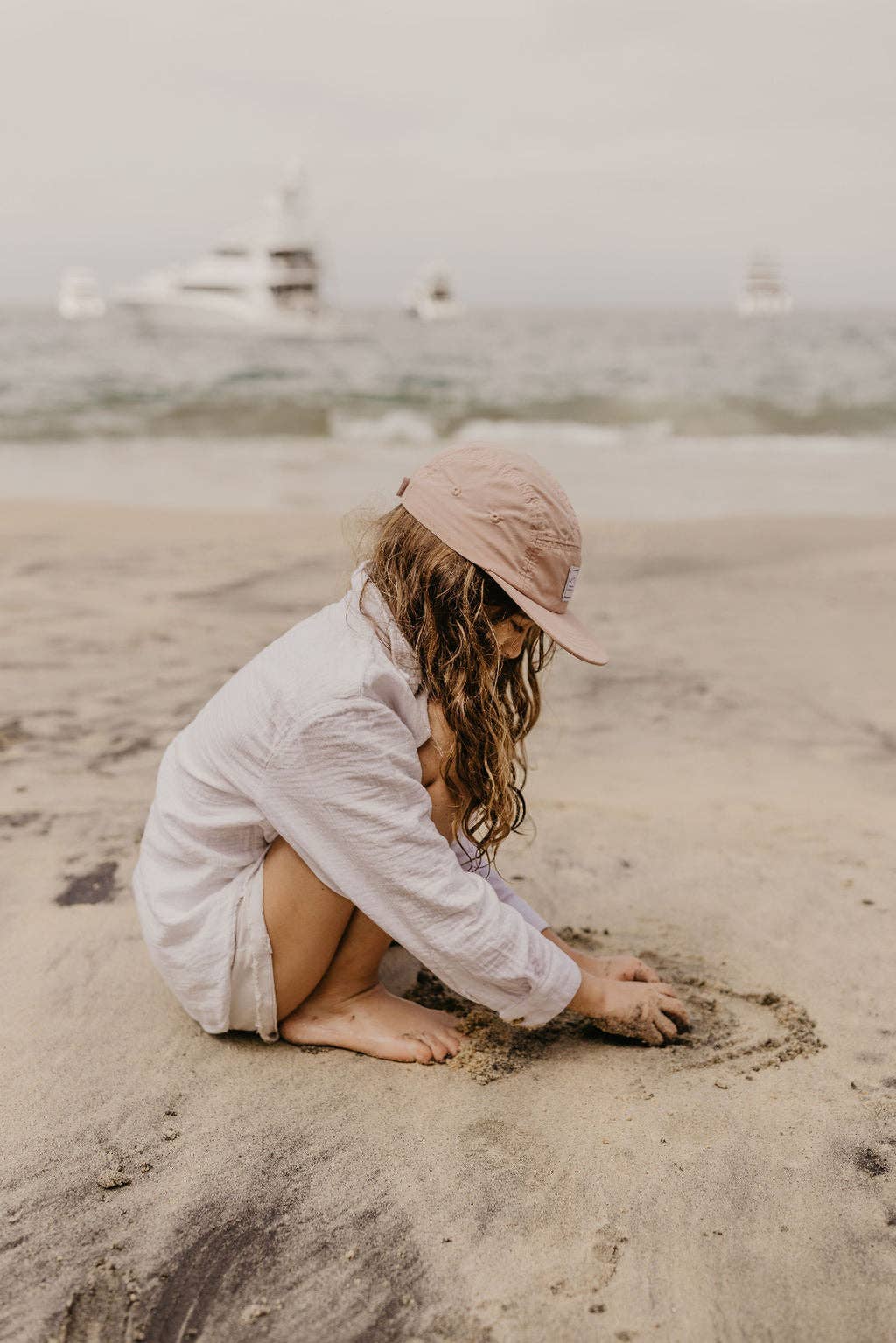 HEY AUGUST CO - Wholesale Kids Hat - Kids - Five-panel cap in Petal3