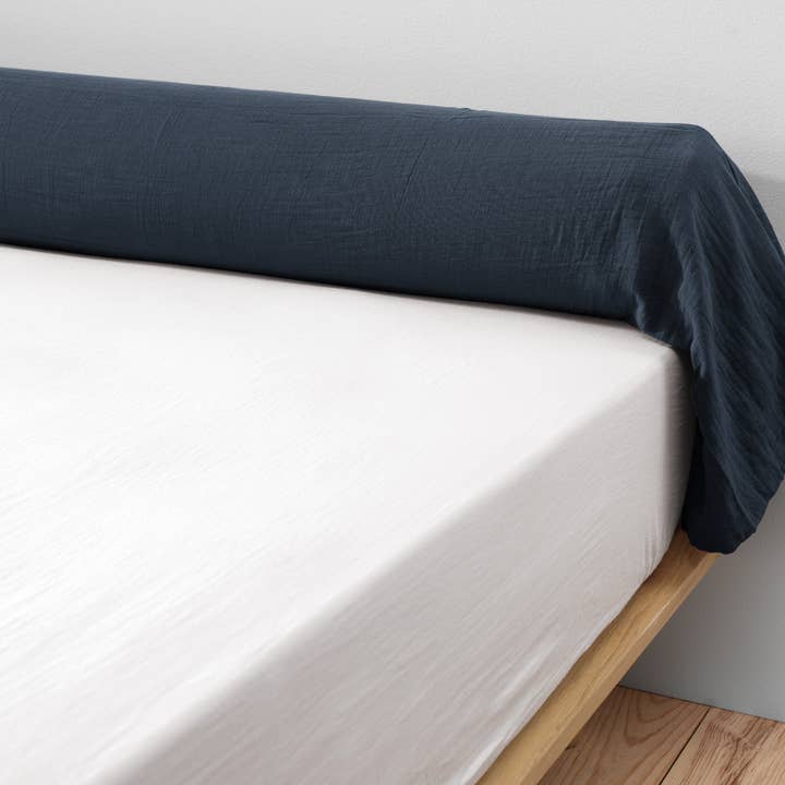 GAÏA Minuit cotton gauze pillow case 85 x 185 cm for wholesale by L'effet Papillon