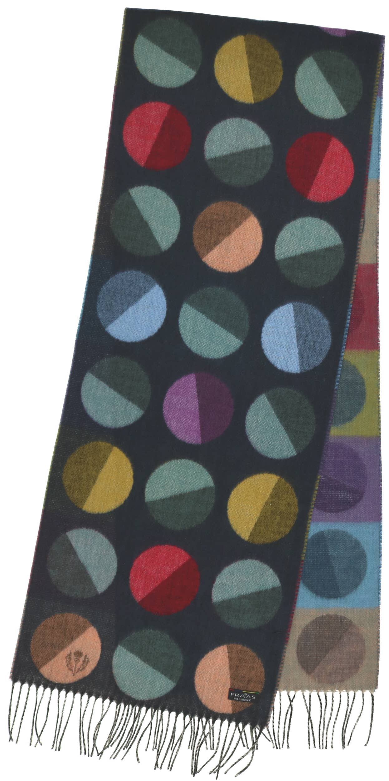 FRAAS - The Scarf Company - Wholesale Scarf - Women's - Divided Dots Oversized Cashmink® Scarf0