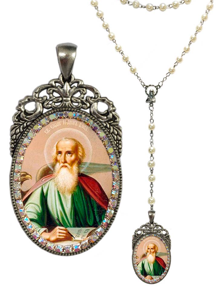 Johannes de Apostel Rozenkrans - Patroonheilige van de Liefde; Loyaliteit; Vriendschappen; Auteurs; Boekverkopers; Burn-Victims; Poison-Victims; Art-Dealers voor wholesale door MariaSantissimaShop