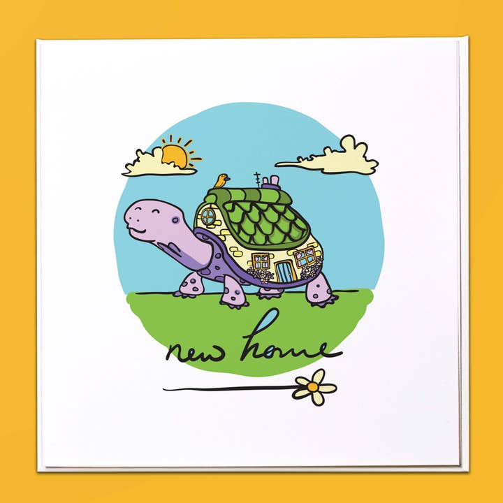 Carte de vœux New Home pour la vente par The Crafty Giraffe