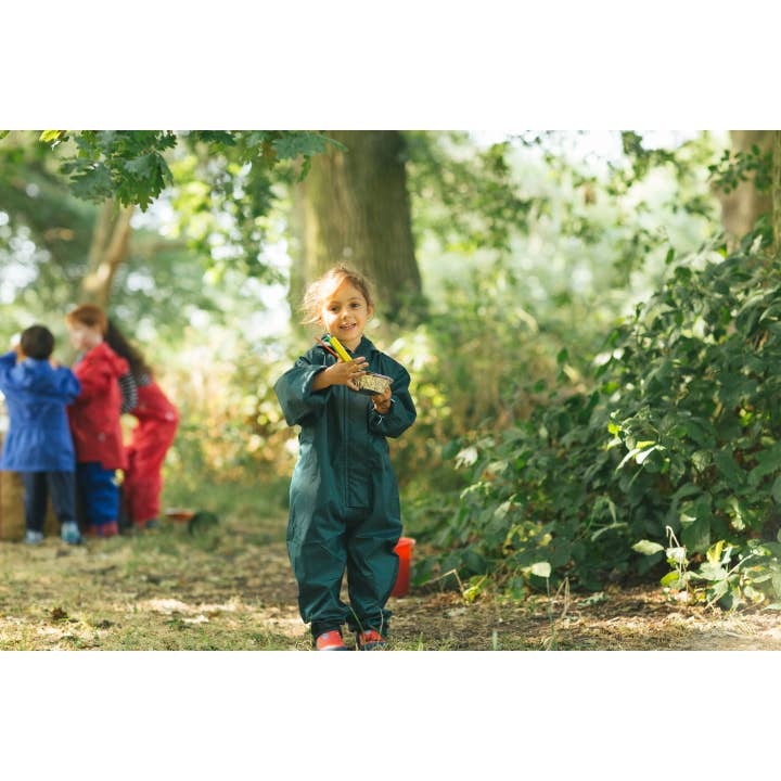 Muddy Puddles – wholesale Rain suit – Kids – Muddy Puddles Recycled Originals Waterproof Puddlesuit Green2