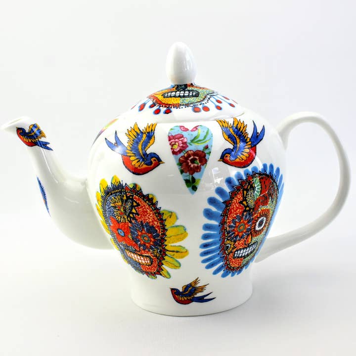 Smile Six Cup Tea Pot for wholesale by Rob Turner THE ART OF TABLEWARE