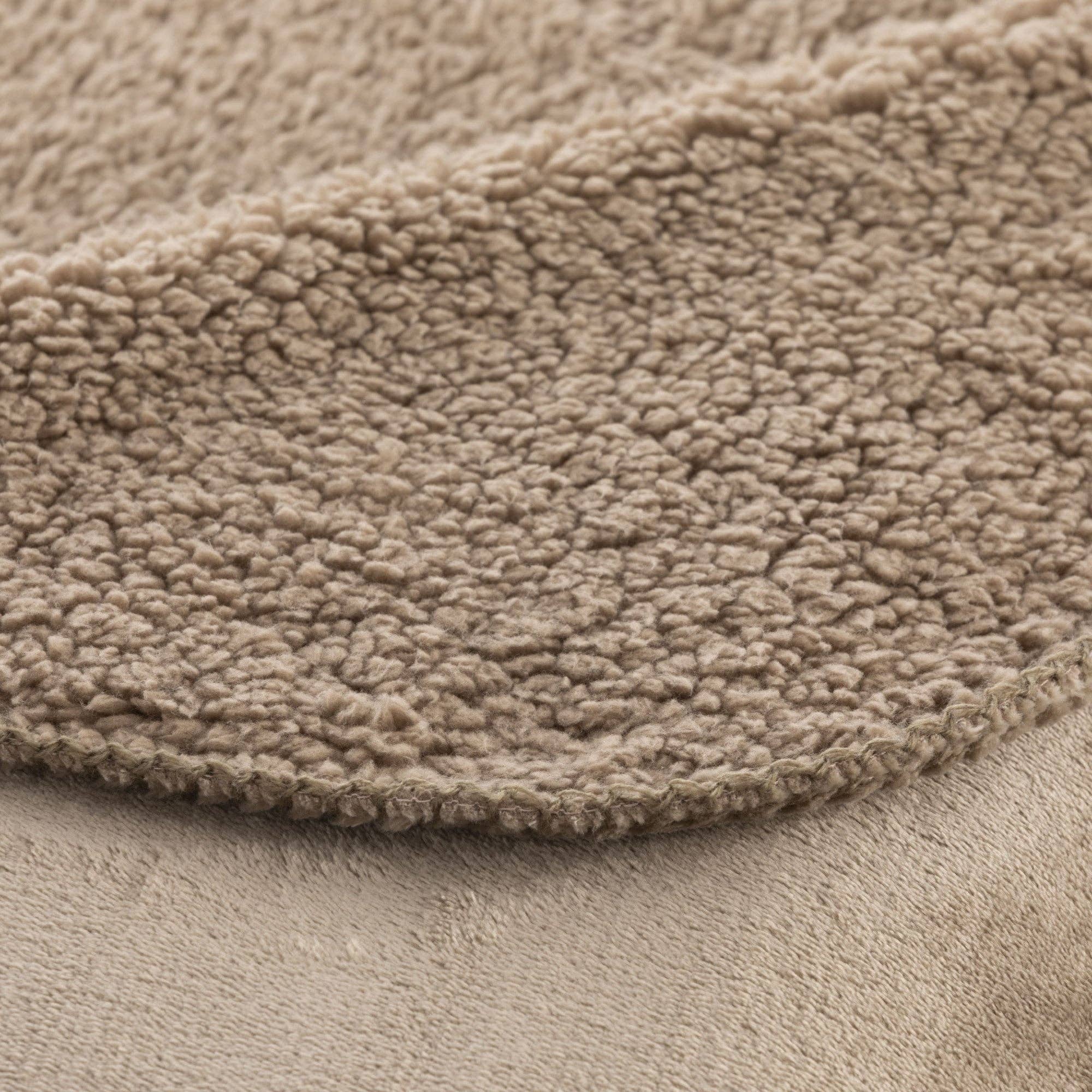 SG HOGAR - Wholesale Bedding Blanket - Sedalina Extra Soft Blanket - Sherpa Taupe - 150X200 Cm1