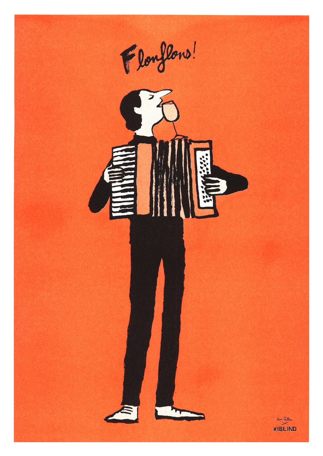 KIBLIND Atelier - Vendita all'ingrosso Poster - Poster A3 Jean Jullien - Flonflons1