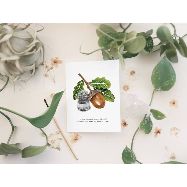 Wild Honey Paper Co. - Venta al por mayor Tarjetas de amor - Beso de Peter Pan