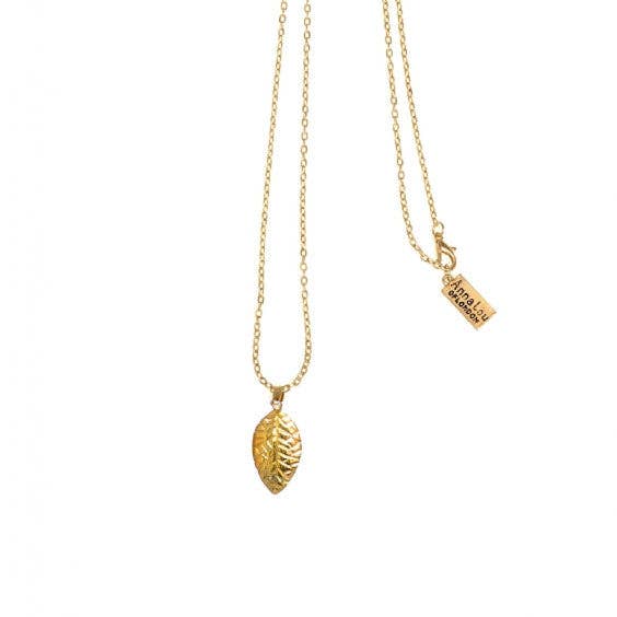 Woodland leaf Necklace for wholesale by Anna Lou of London