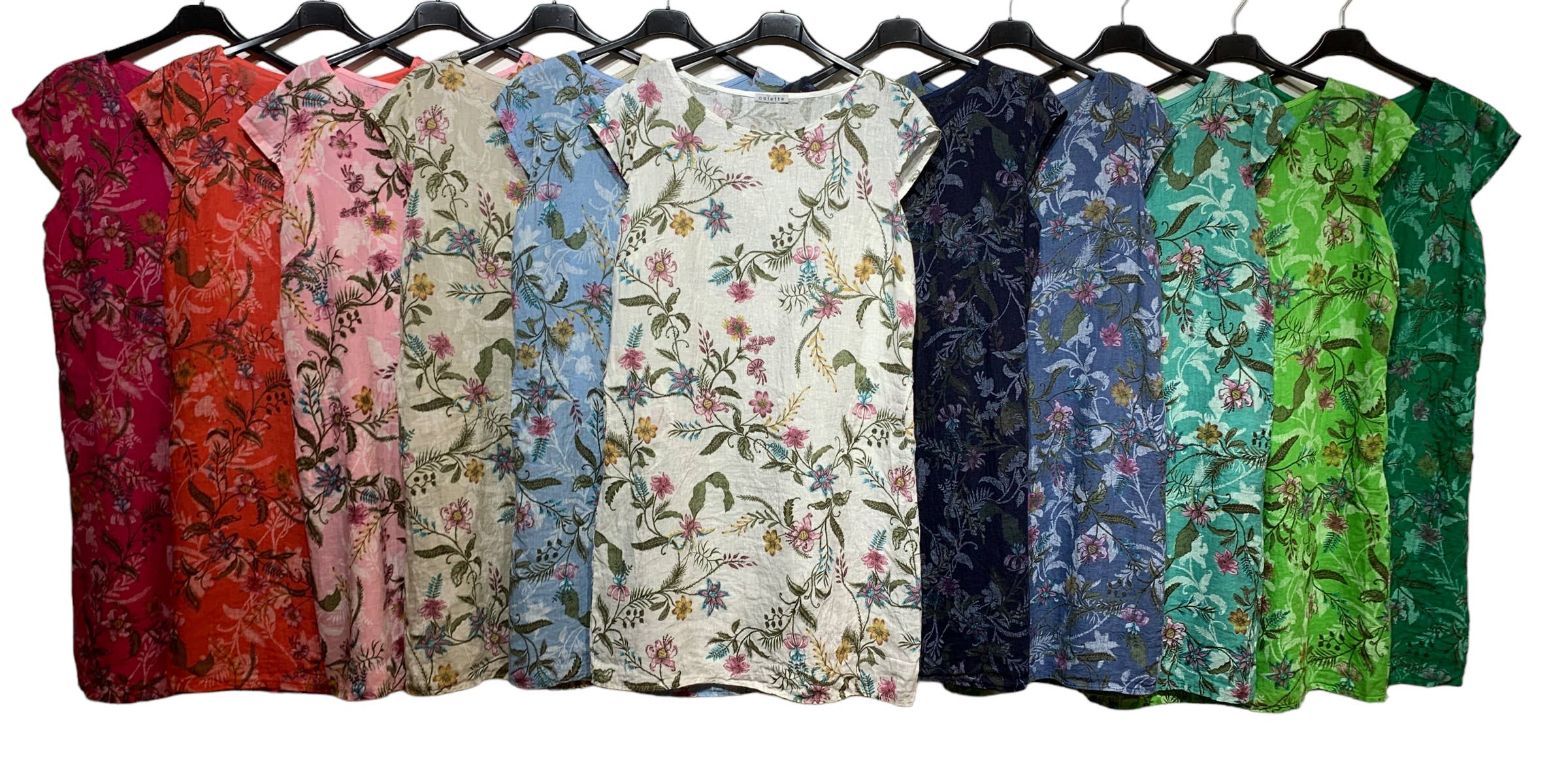 LINEN & COTTON HOUSE - Wholesale Dress - Women's - 53189 FLOWER DRESS12