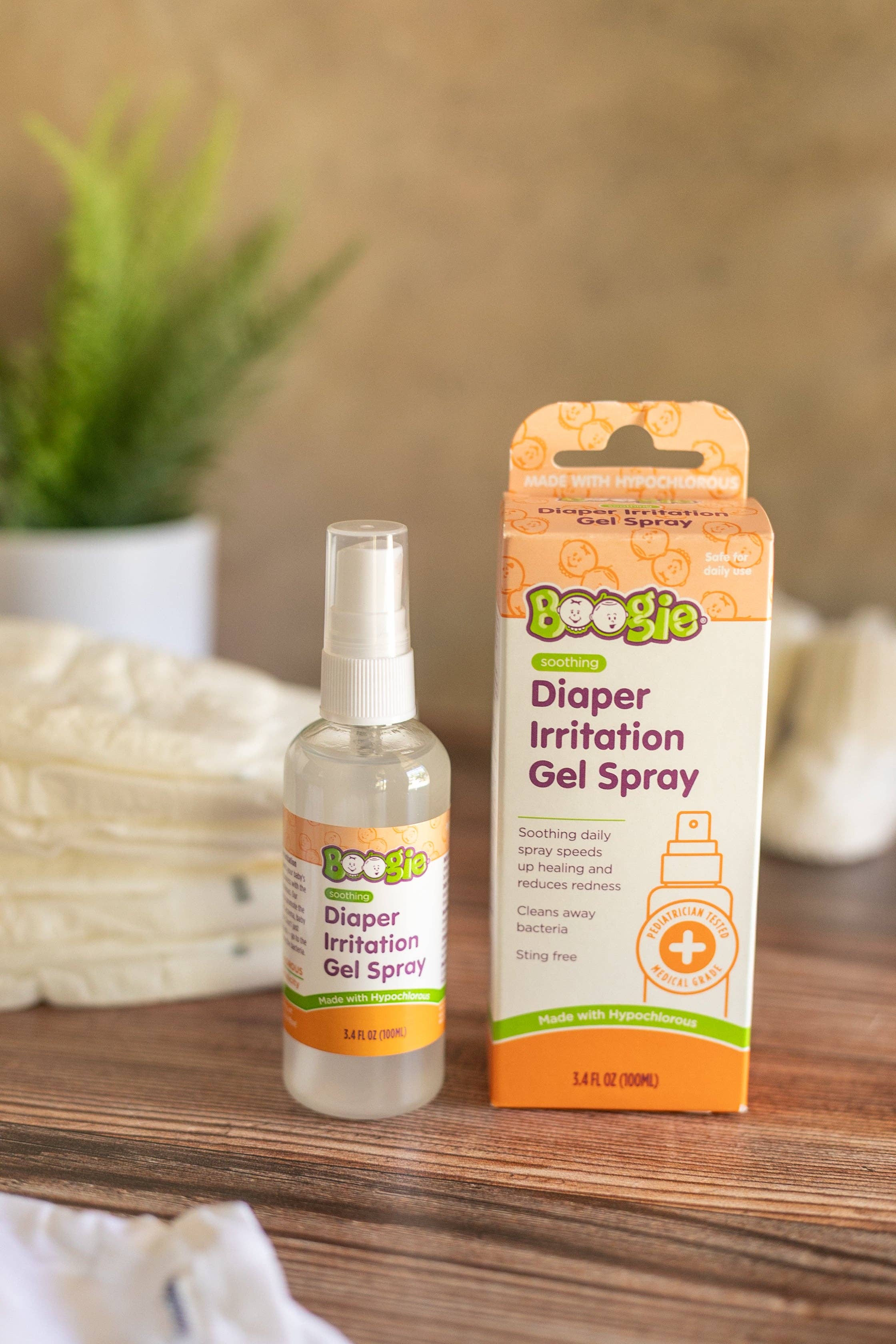 Earth Mama Organics - Wholesale Diaper Cream - Boogie Diaper Irritation Gel Spray, 3.4oz (Case of 12)4