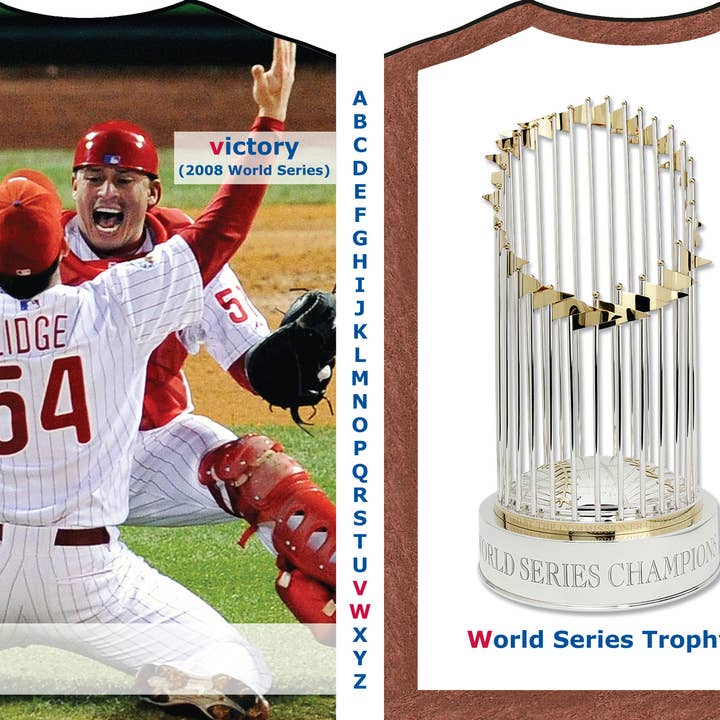 Michaelson Entertainment-Childrens Sports Board Books & Toys - Wholesale Baby & Toddler Book (0-2) - Philadelphia Phillies ABC3