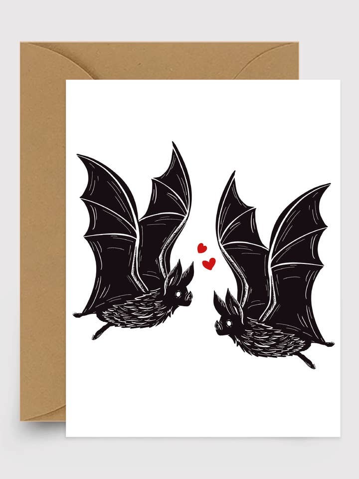 Vleermuisliefhebberskaart voor wholesale door After Hours Creative