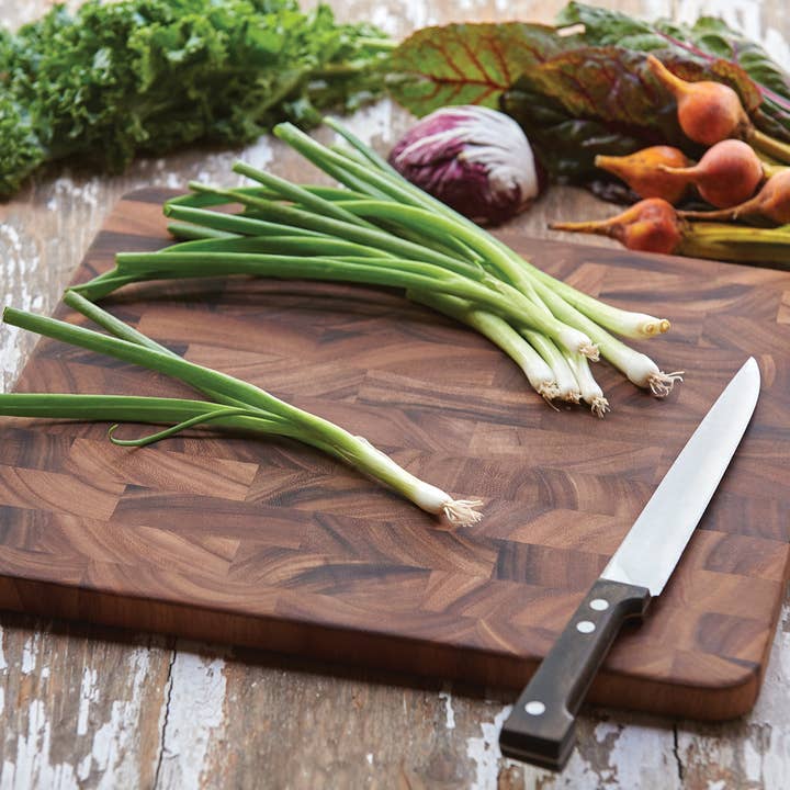 Fox Run Brands - Wholesale Cutting Board - Ironwood Oslo End Grain Utility Board, Acacia Wood4