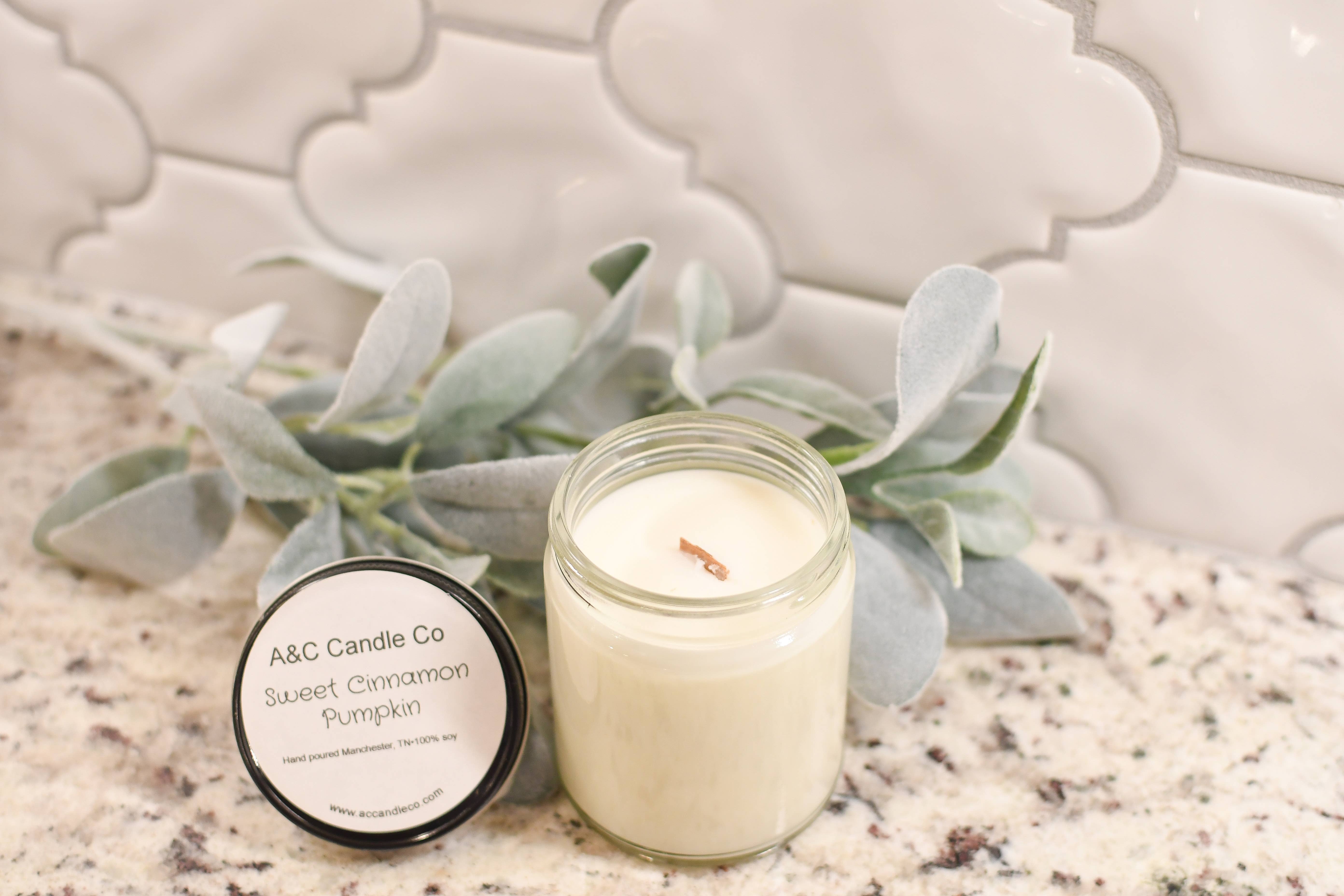 A&C Candle Co - Vente Bougie en bocal - Bougie en pot de 9 oz0