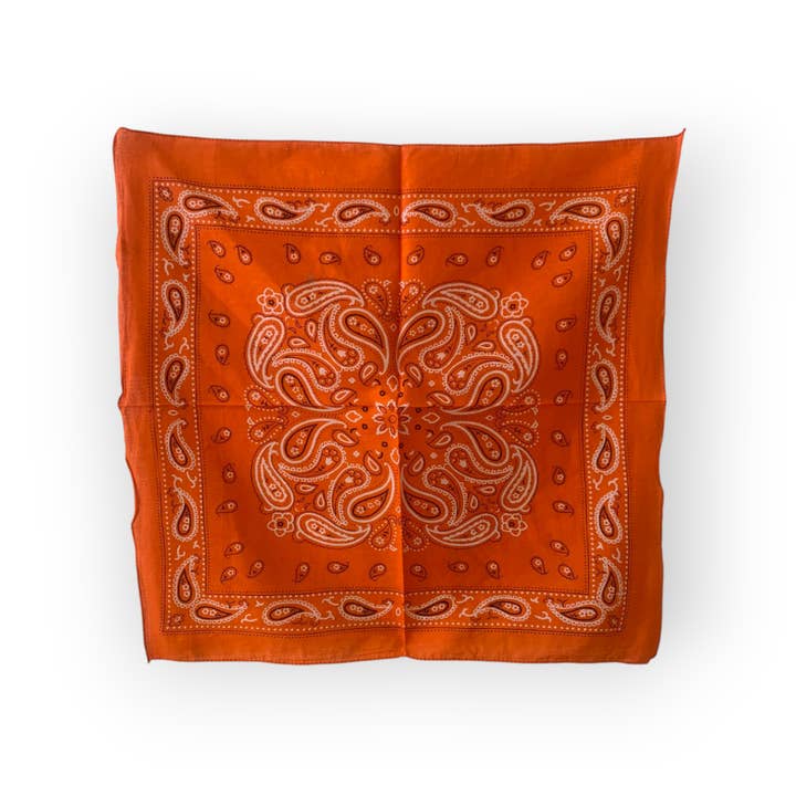 Nola by bijusol - Vente Écharpe – femme - Foulards/Bandanas Carrés en Coton 55 cm x 554