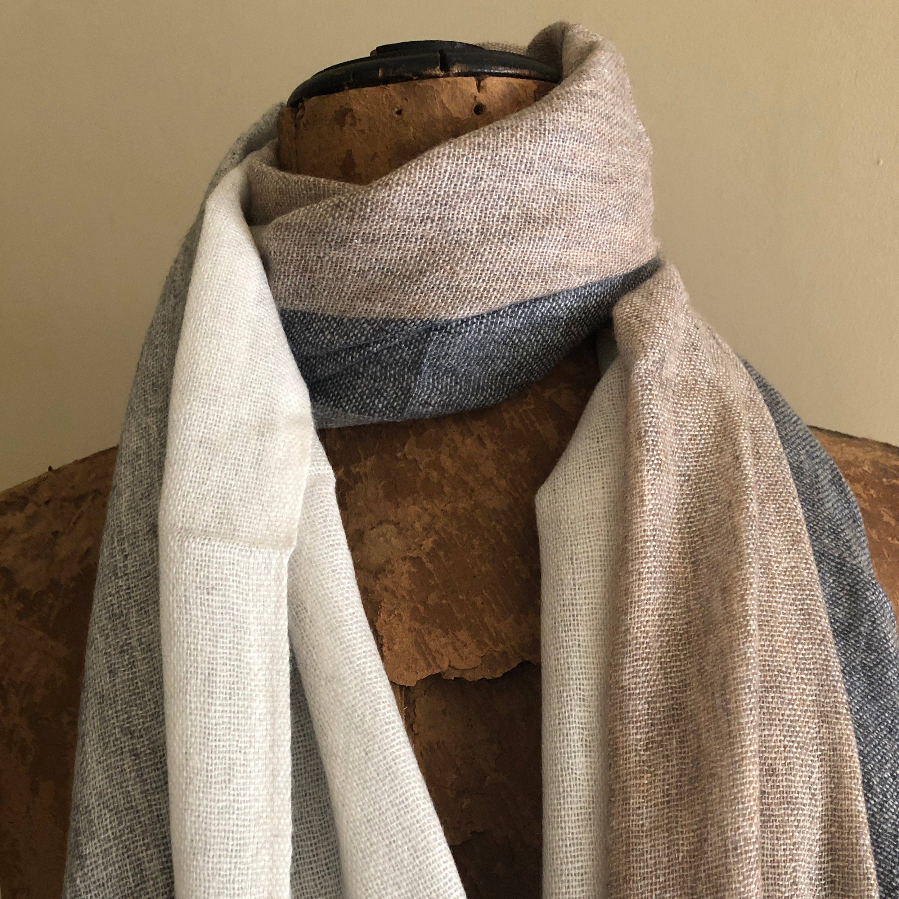 Moult - Wholesale Scarf - Women's - Block Stripe Large Scarf2