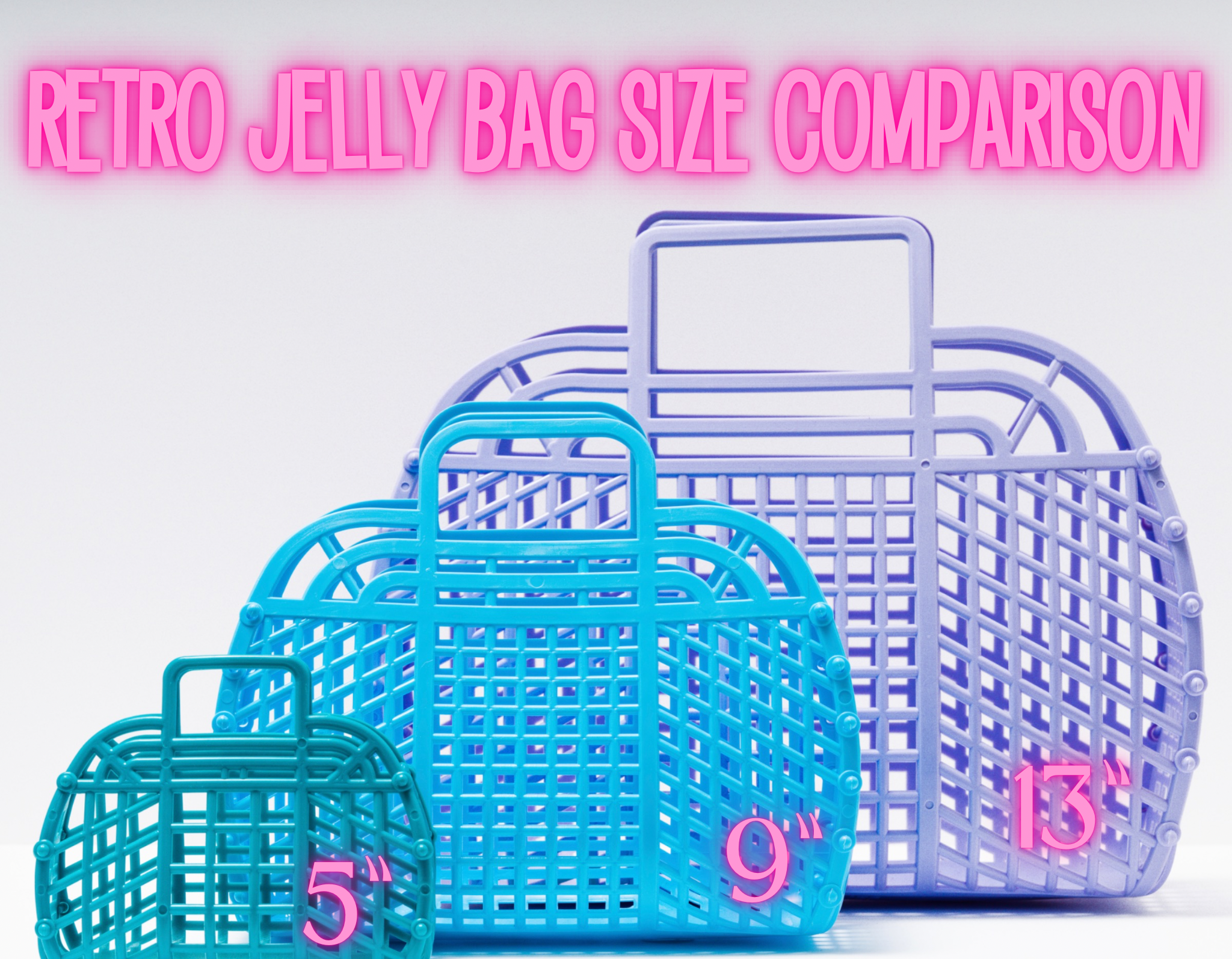 JustforZo boutique, Inc. - Wholesale Basket - Large Retro Jelly Baskets! - 𝙈𝙖𝙙𝙚 𝙞𝙣 𝙐𝙎𝘼!9