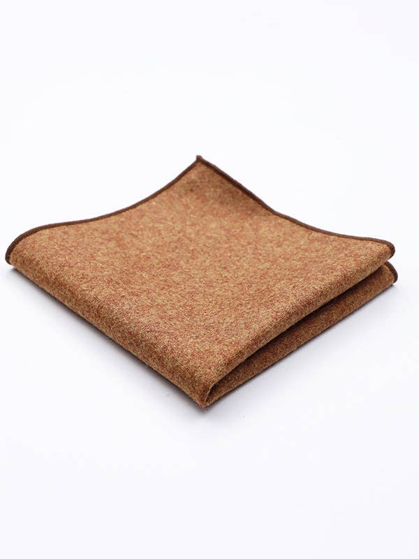 Brun Uld Lommetørklæde "Claude" for engroshandel hos Unipap's