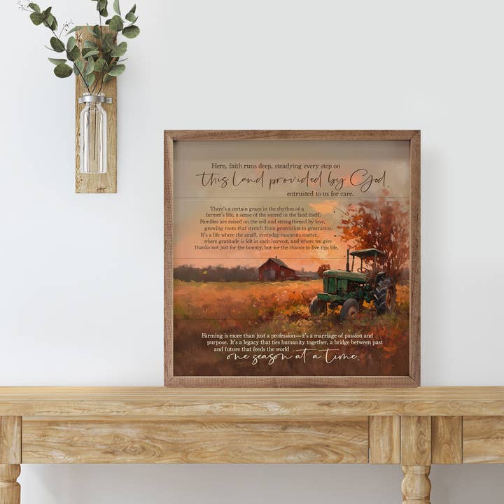 Kendrick Home - Wholesale Wood Wall Art - This Land Provided By God1