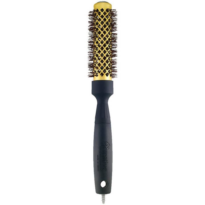 Gold Nano Ceramic Hair Brush for wholesale by Creative Pro Hair Tools