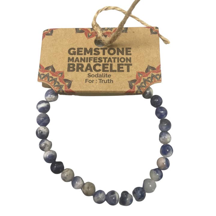 AW Artisan - Wholesale Jewelry - Maternity - Gemstone Manifestation Bracelet - Sodalite - Truth1