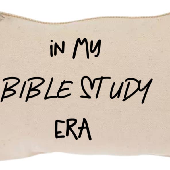 Nug&Carol Design - Wholesale Pencil Case/Pouch - Canvas Bible Study Pouch| Style A