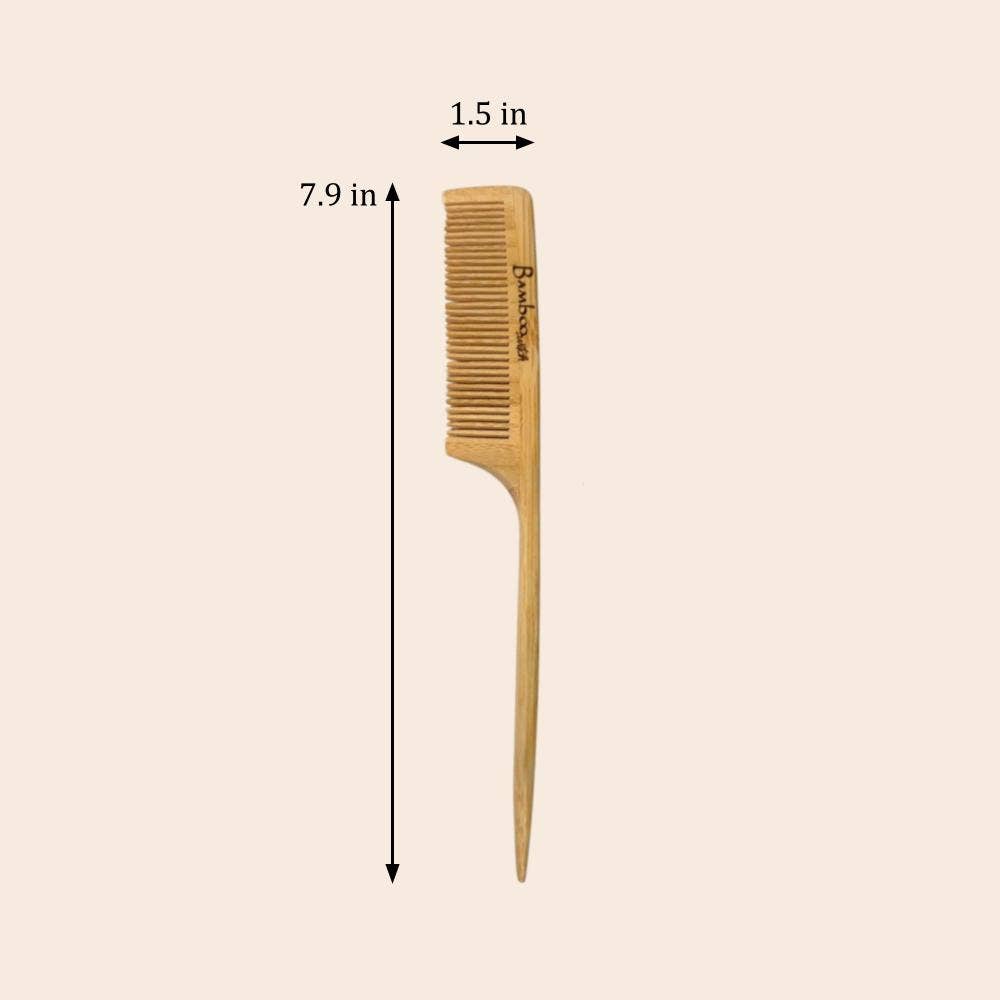 Bamboo Switch - Vente Peigne/brosse à cheveux - Peigne coiffant en bambou | Meilleure vente soins capillaires1