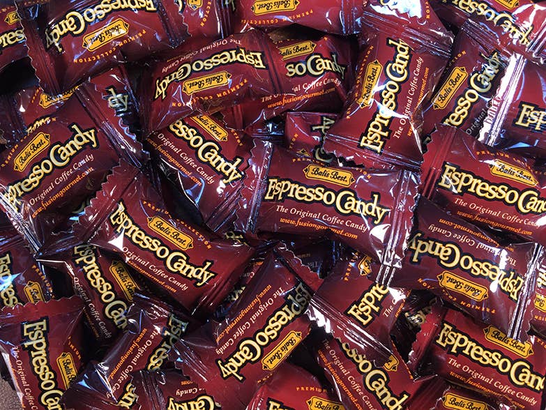 Grandpa Joe's Candy Shop - Wholesale Hard Candy - Bali's Best Coffee Candy, Espresso Center Filling, 2.2lb Bag0