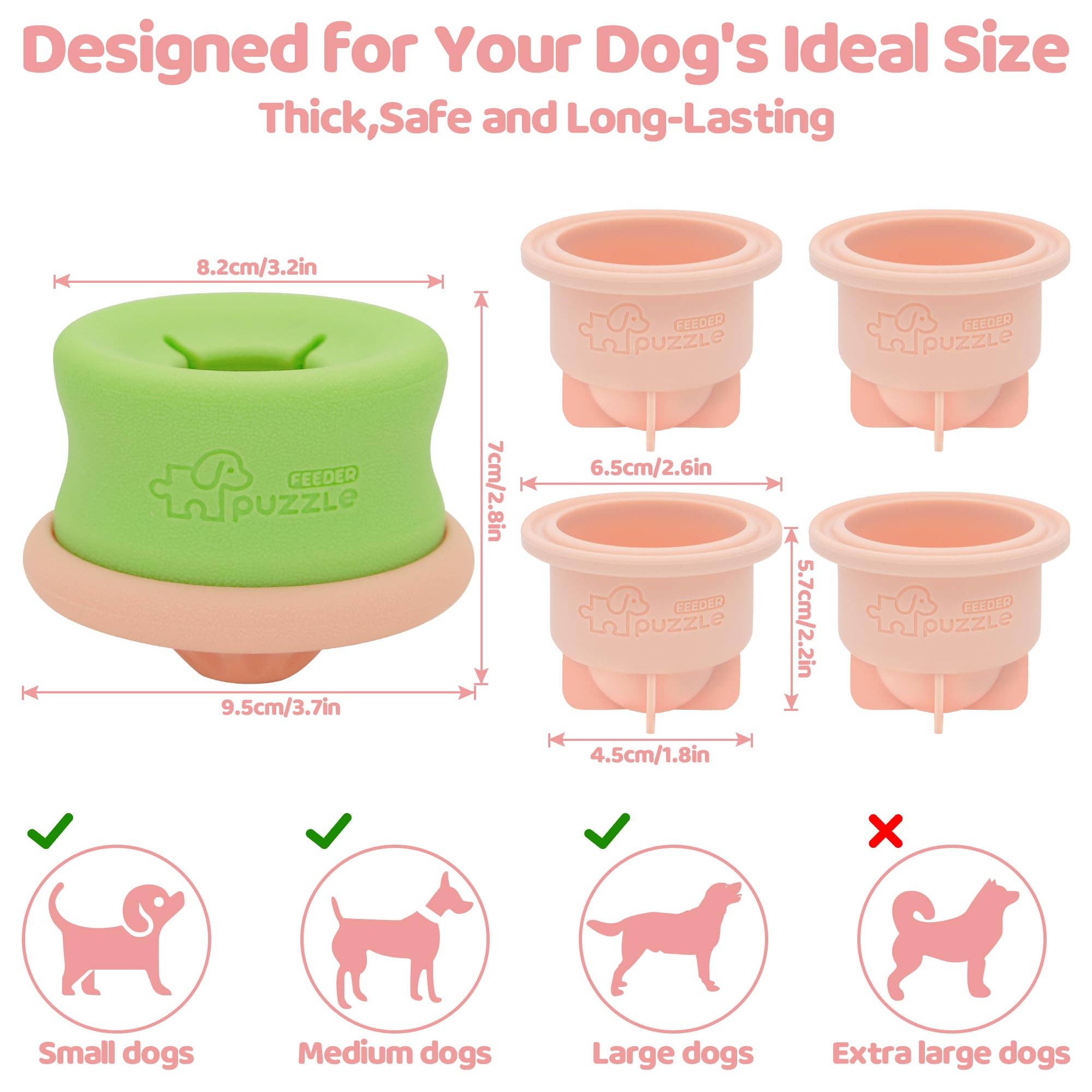 Pet Future llc - Wholesale Pet Toy - Dog - Puzzle Feeder Dog Toys, Interactive Enrichment Dog Toys Pink1