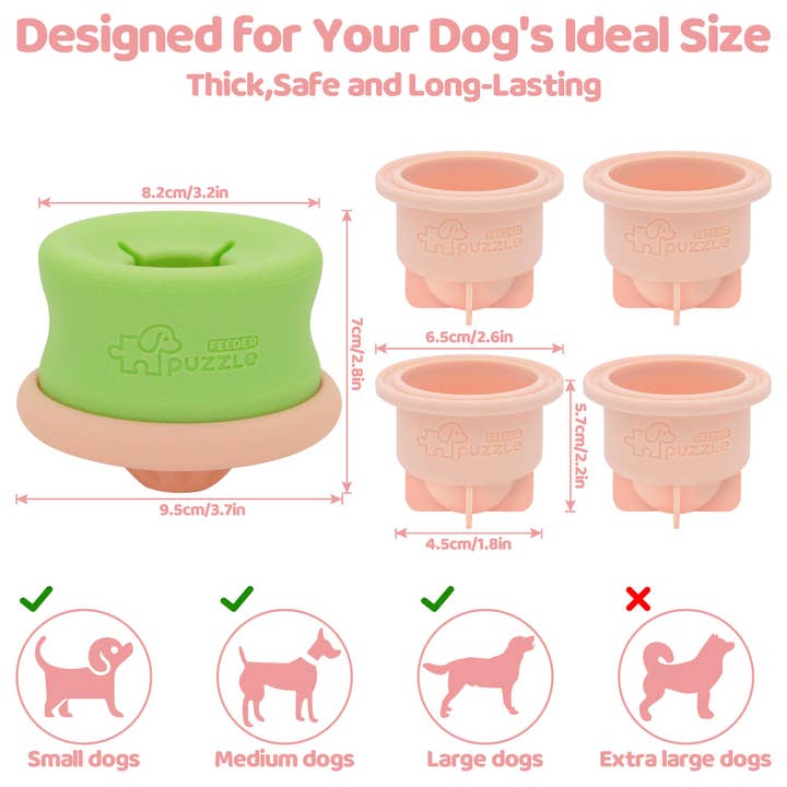 Pet Future llc - Wholesale Pet Toy - Dog - Puzzle Feeder Dog Toys, Interactive Enrichment Dog Toys Pink1