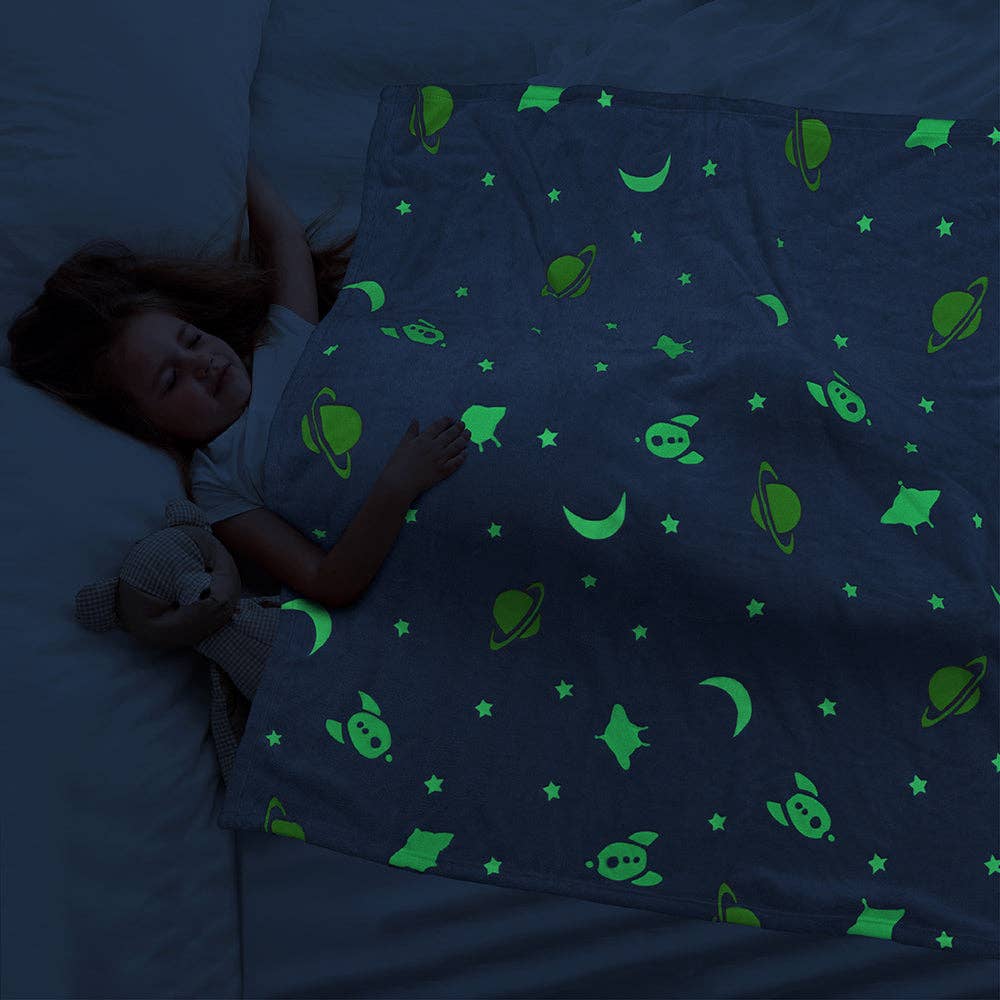 Pavilia – wholesale Throw blanket – Glow In The Dark Fleece Throw Blanket32