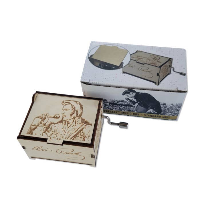 The Laser's Edge LLC - Wholesale Decorative Tabletop Object - Elvis Presley Mini Music Box