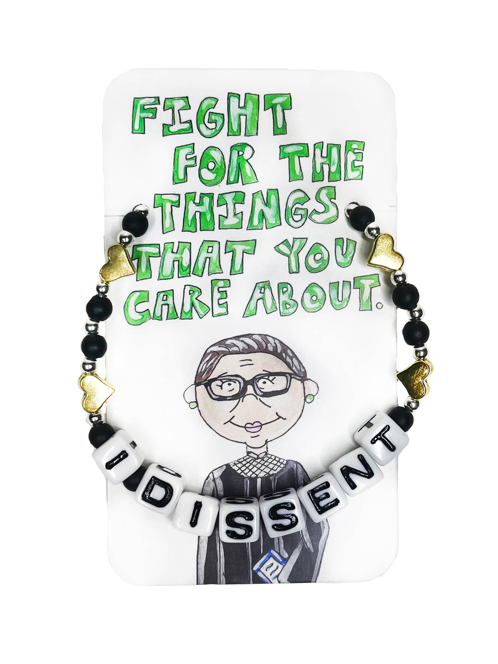 KAHRI - Wholesale Beaded Bracelet - I Dissent Beaded Bracelet