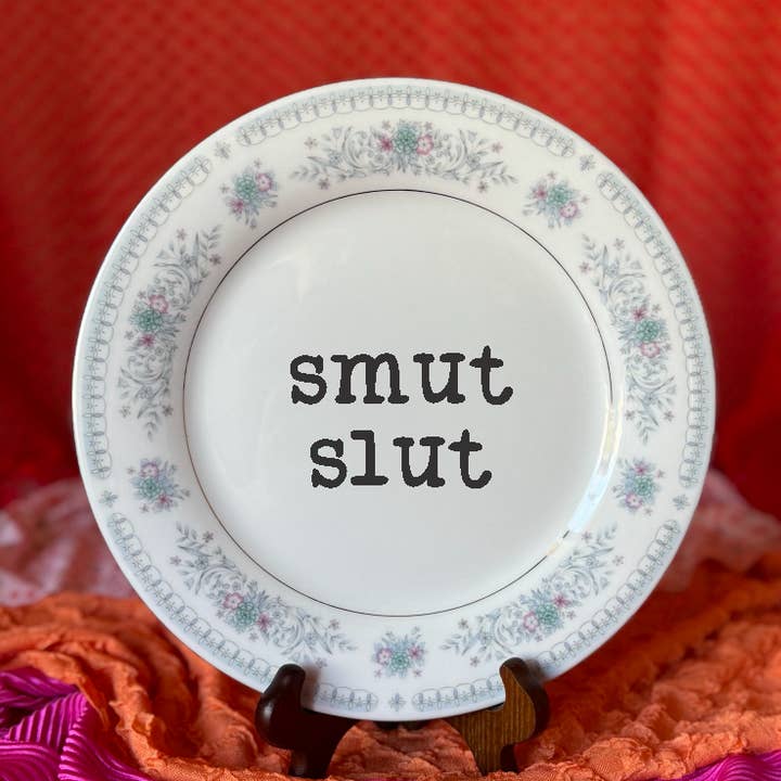 Platos divertidos reciclados, Smut Slut, Booktok, libros, tienda de regalos para venta al por mayor de pretty little creeps