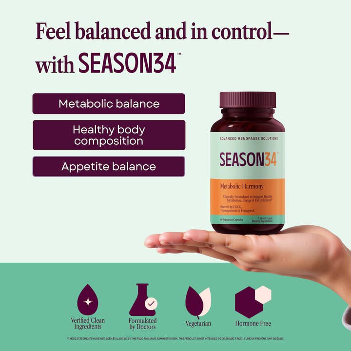 SEASON34 - Wholesale Oral Supplement/Vitamin - Menopause Metabolic Harmony – Weight Balance Support1