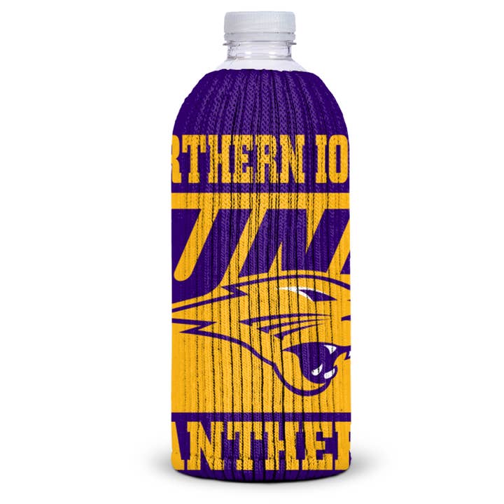NCAA Northern Iowa Knit Bottle Cooler - Bottle Koozie for wholesale by Majestic Sports