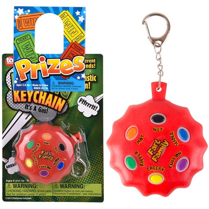 2.5" Fart Sound Keychain - LLB Toys for wholesale by La Luna Bella - Toys