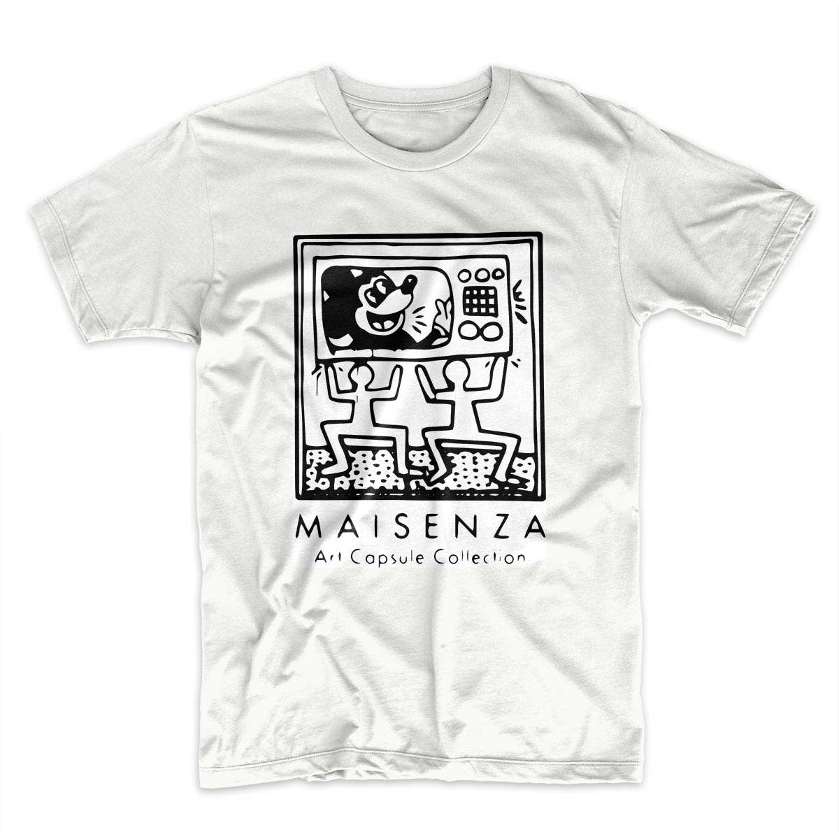 #MAISENZA - Wholesale Screen Printed T-Shirt - Unisex - Haring T-shirt0