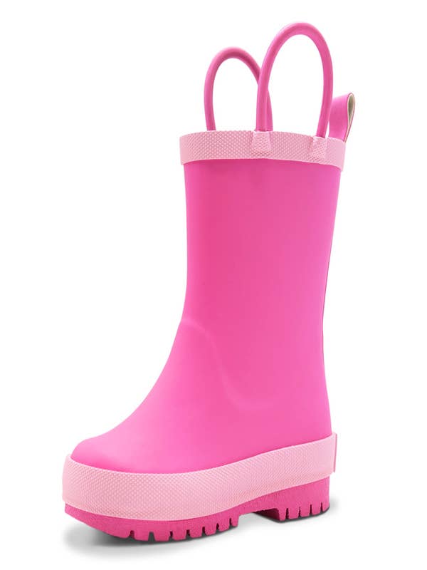 Jan & Jul Cozy-Dry Kids Girls Rain & Snow Pants (Fleece Lined) -  (Watermelon Pink - Size 2T)