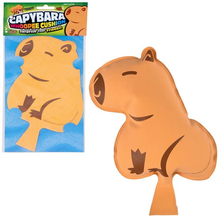 Pagdee Kids Juniors - Wholesale Gag gift/novelty gift - Holiday Décor Capybara Themed Whoopee Cushion For Kids