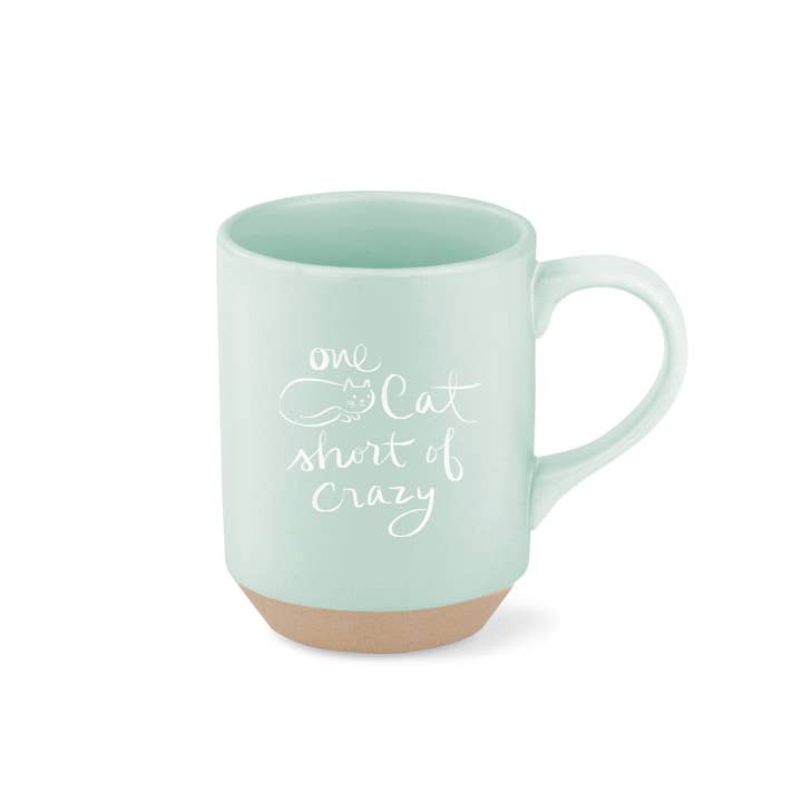 Petshop by Fringe Studio - Wholesale Coffee Mug - One Cat Short Stoneware NY Mug