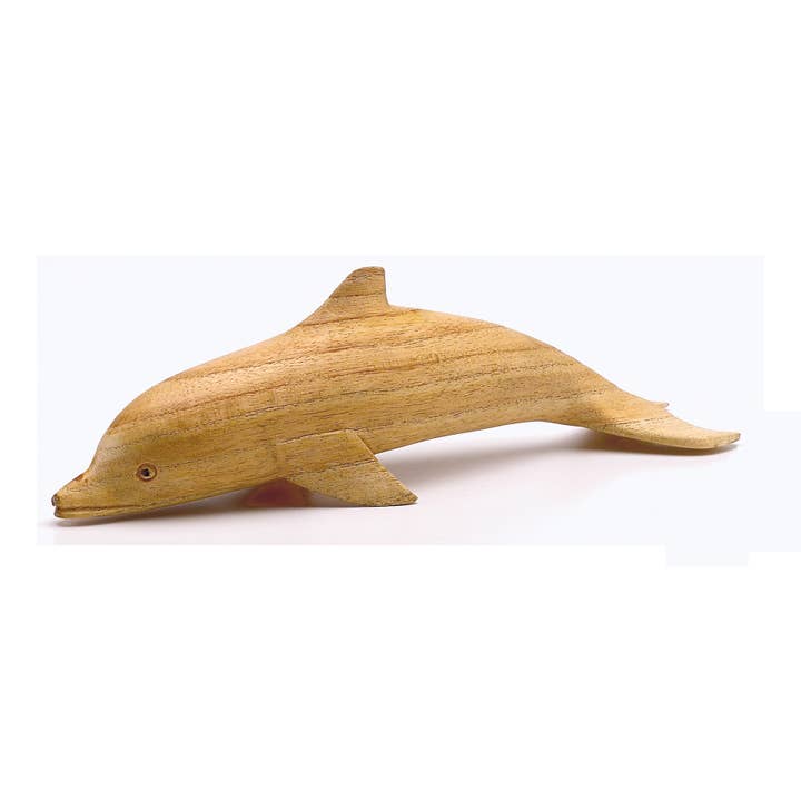 Mea-Living - Wholesale Decorative Tabletop Object - Dolphin, hand carved 20 cm