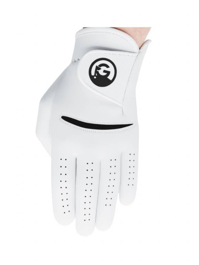 Gibson Golf ‘Axis’ White Cabretta Golf Glove for wholesale by Gibson Golf