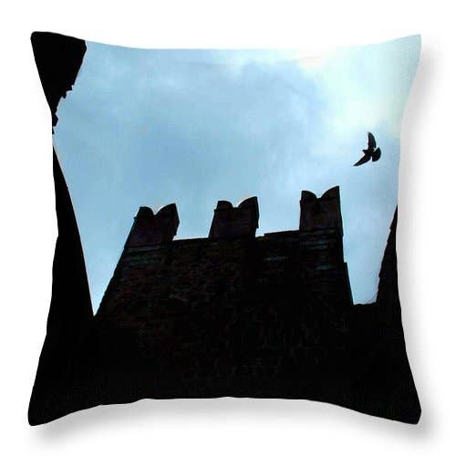 “THE MAGIC MEDIEVAL CASTLE - ITALY” PILLOW for wholesale by sorayadapuzzostore