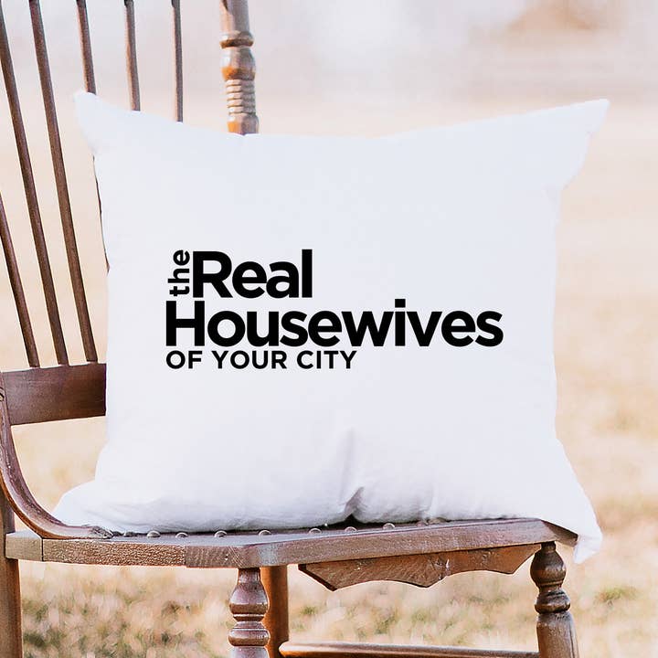 Funda de almohada personalizada de The Real Housewives of (Your City) para venta al por mayor de Love You a Latte Shop