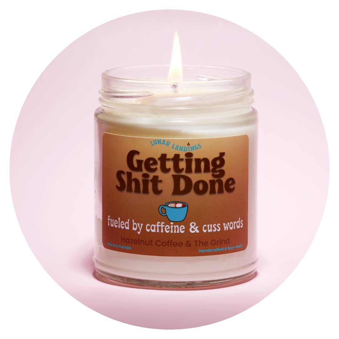 Lunar Landings - Vente Bougie en bocal - Bougie soja café noisette